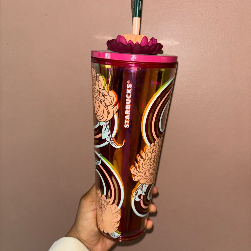 2024 Starbucks Silicone Lotus Venti Tumbler with Straw